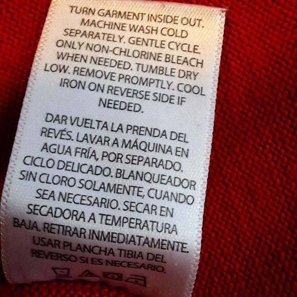 Ugly Christmas Sweater Penguins Long Sleeve Lightweight Sz XL Red Black - Picture 5 of 5